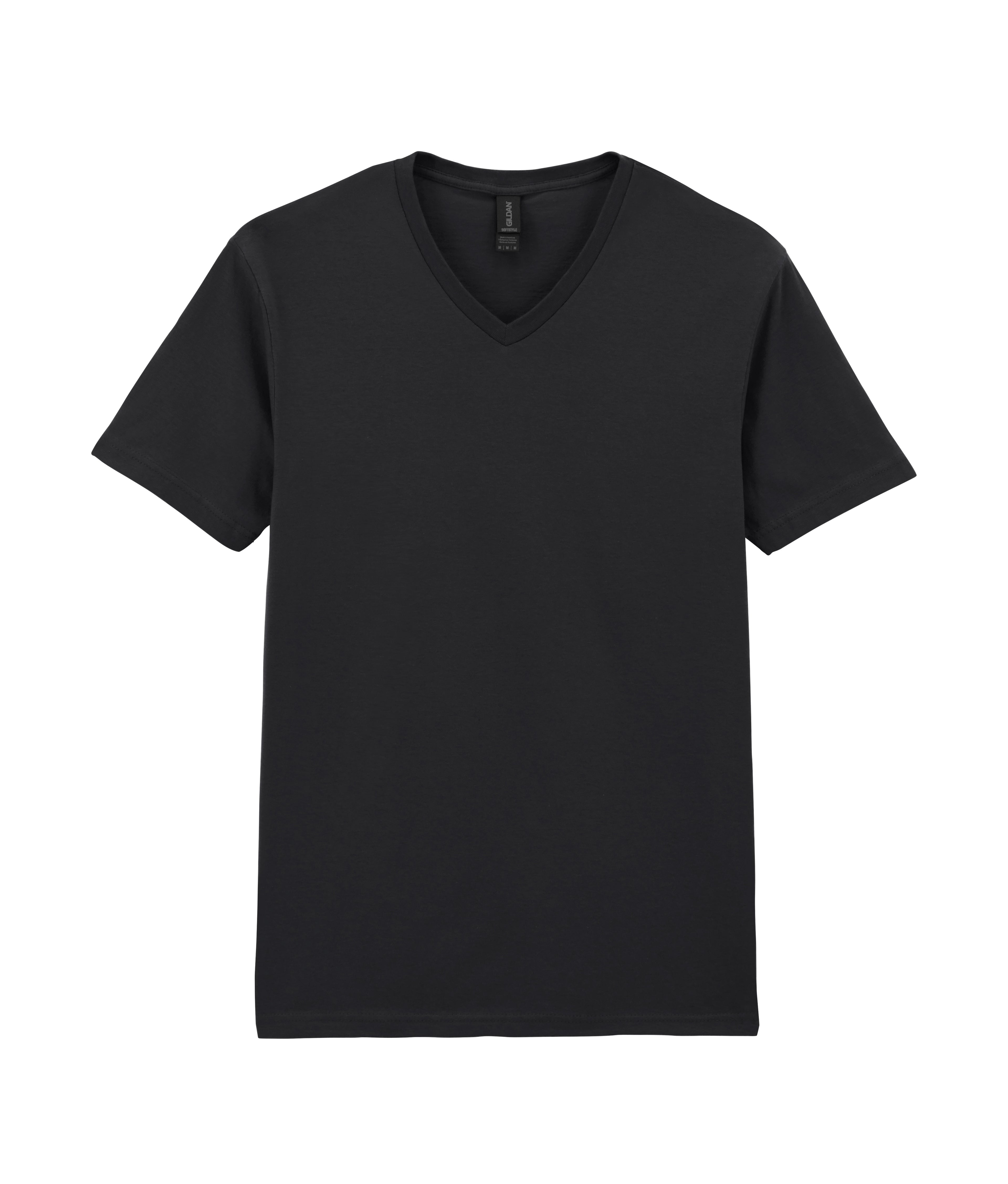 Soft-Style Adult V-neck Ring-spun T-shirt
