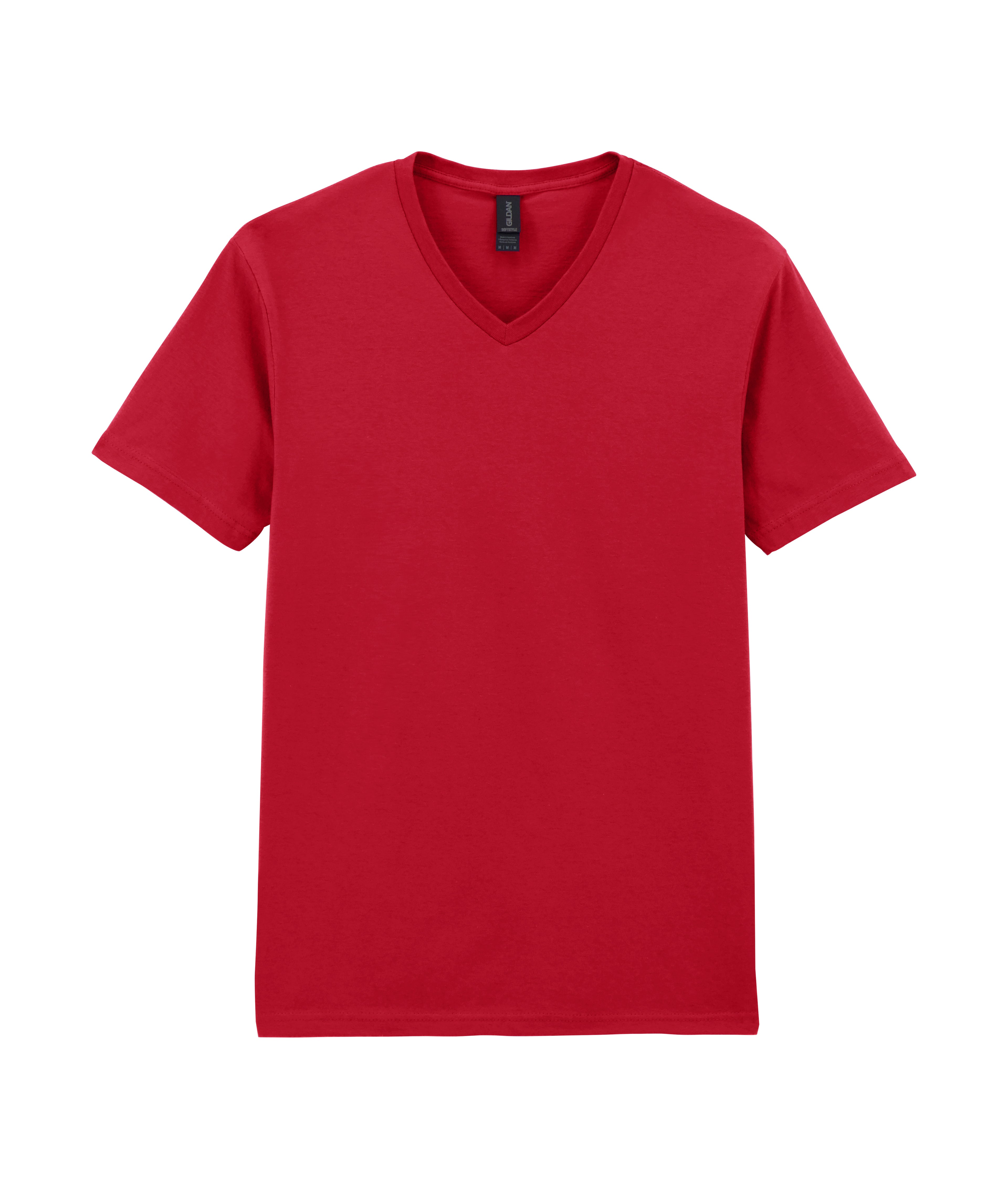 Soft-Style Adult V-neck Ring-spun T-shirt