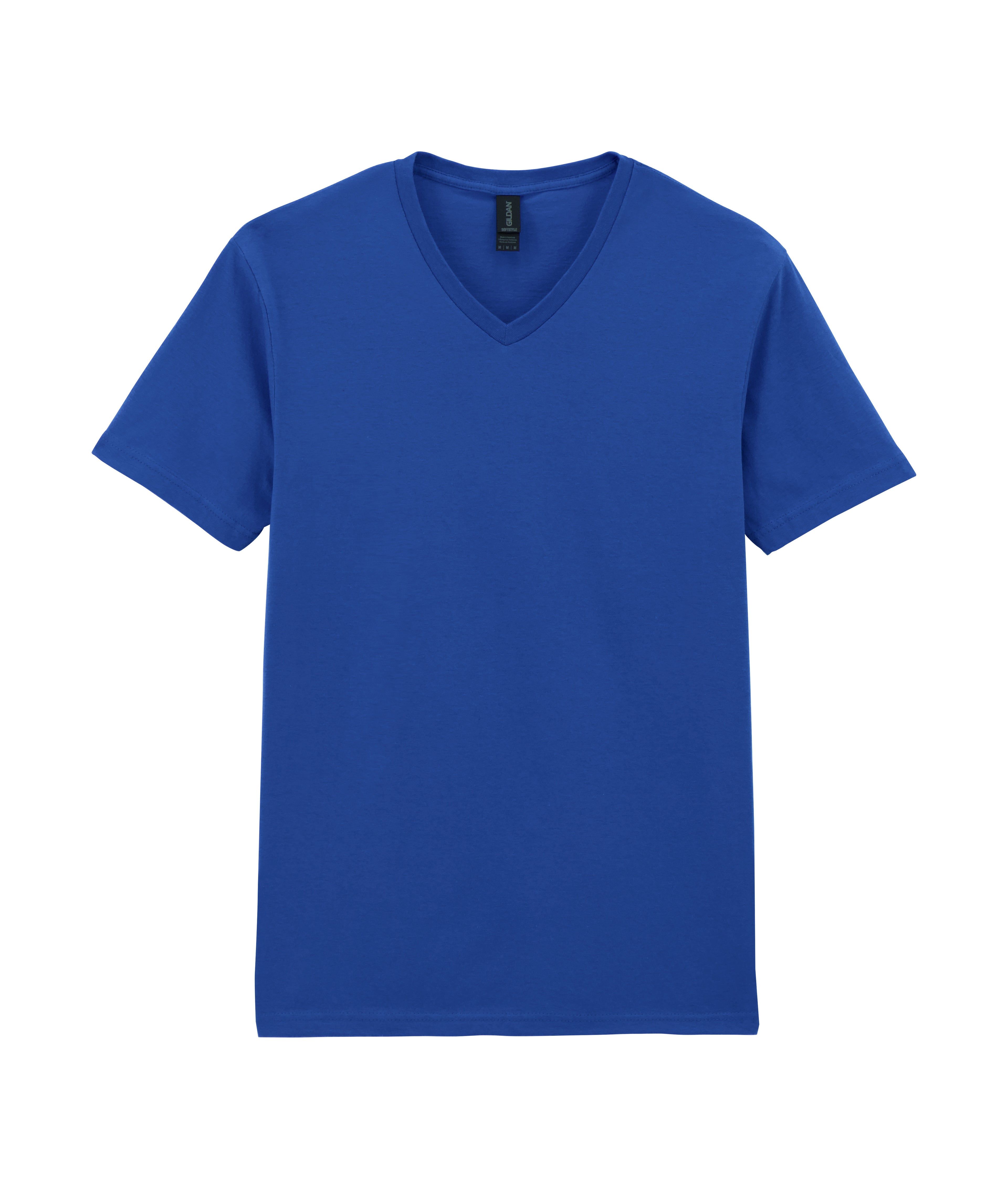 Soft-Style Adult V-neck Ring-spun T-shirt