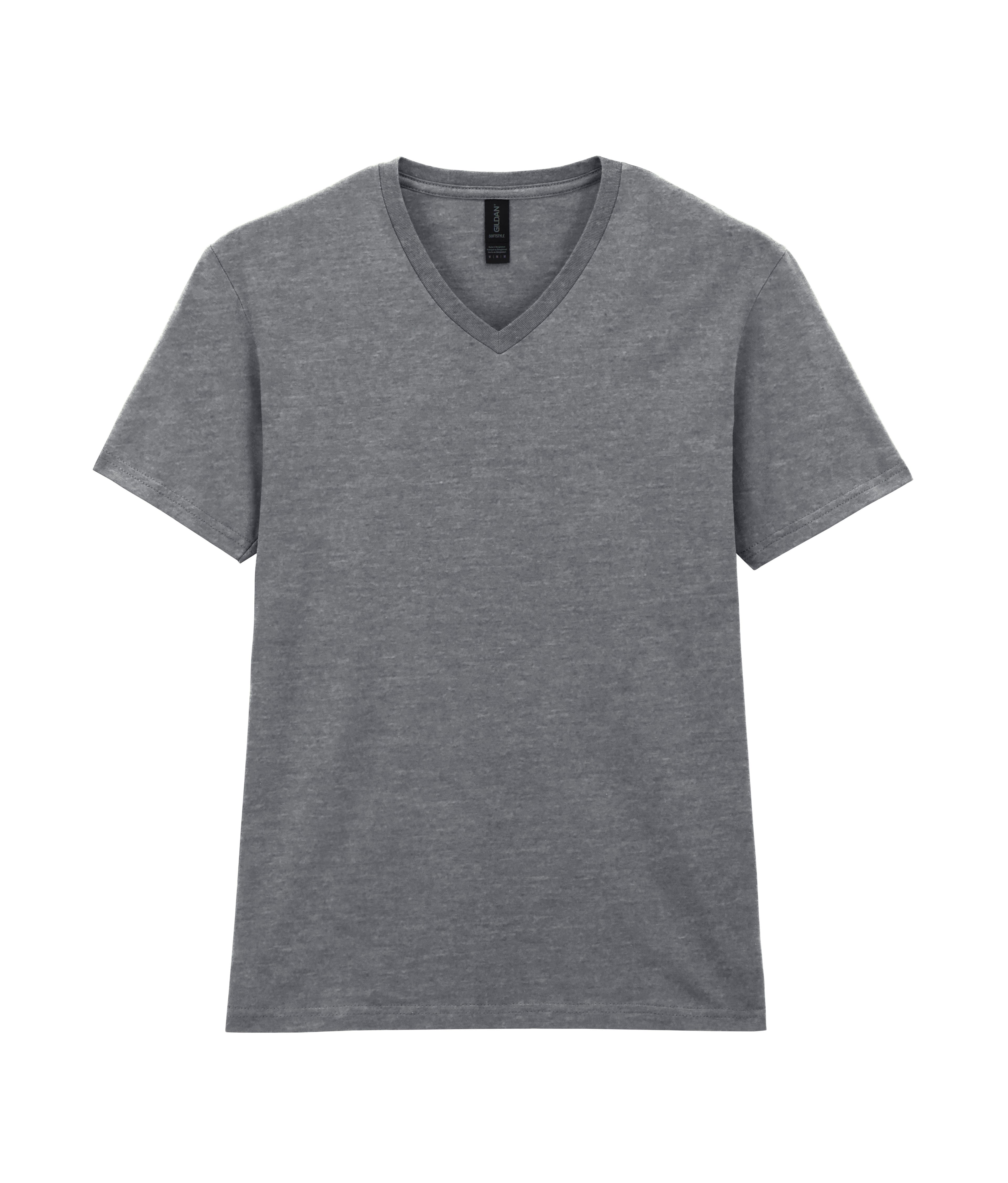Soft-Style Adult V-neck Ring-spun T-shirt