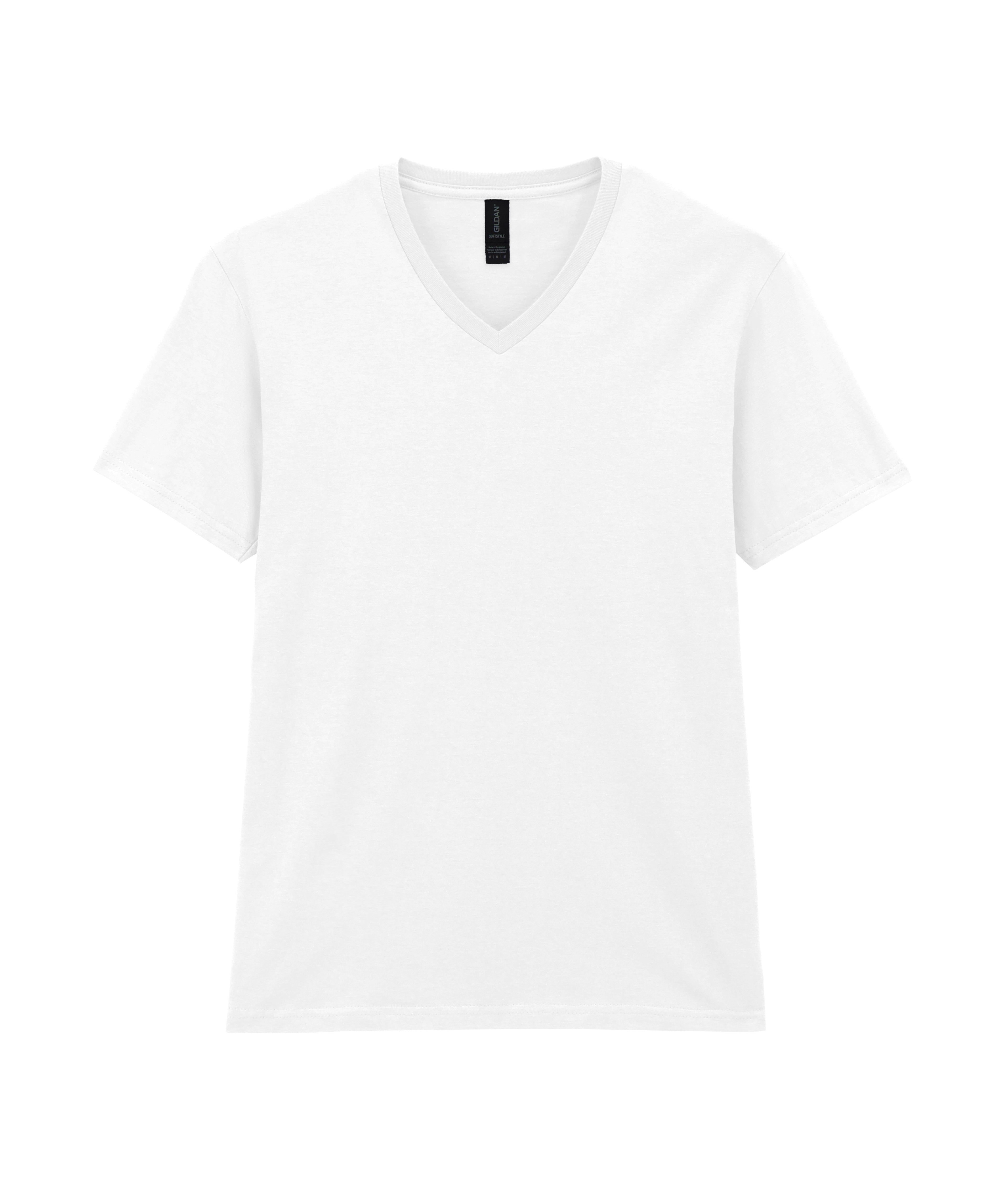 Soft-Style Adult V-neck Ring-spun T-shirt